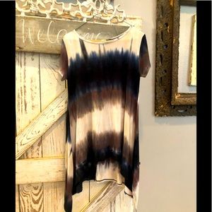 Tie dye tunic top